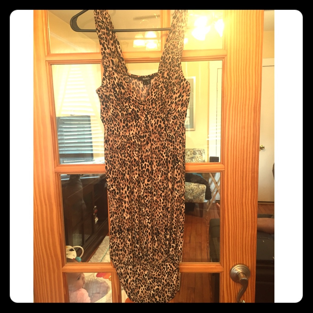 Leopard print dress